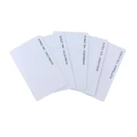 Carte intelligente RFID 13,56 MHz imprimable, carte NFC vierge épaisse de 0,9 mm, carte de proximité LF avec fréquence 125 kHz