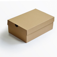 OEM Dynamics Emballage avec couvercle à rabat Carton Kraft Papier Flip Boîte à chaussures Baskets Sandales Stockage Boîtes d'emballage