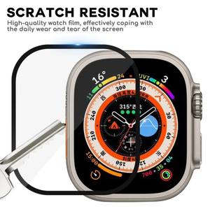 ฟิล์มกันรอยหน้าจอแบบเต็มจอ 3 มิติ OEM ODM สำหรับ Apple Watch Series 11/12 42MM 46MM ฟิล์มป้องกันสำหรับ Iwatch Ultra 49MM - Product Image 3