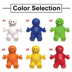 2-In-1 Squeezable Smile Leather Phone Holder Custom <b>Desk</b> Office Gift Stress Relief <b>Toy</b> & Smartphone Stand for Weddings - Product Image 4