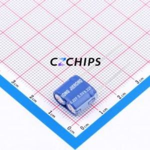 Supercondensateur JRCM5R5224N120612E 12.6x6.3x12 Condensateur ( Capacité : 0.22F ) ( Tension nominale : 5.5V ) - Product Image 1