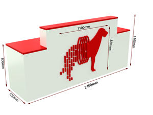 Estante de Exhibición para Comercios Minoristas, Estantes de Supermercado, Soporte Metálico Versátil para Alimentos para Mascotas y Artículos para el Cuidado de Animales - Product Image 2