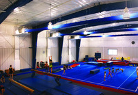Structure en acier sur mesure pour salle de sport, salle de tennis intérieure, terrain de basketball, centre de fitness, stade