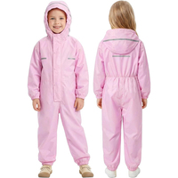 Combinaison de pluie écologique en polyester/coton, respirante, à capuche, imperméable, imprimée, pour adolescents, pour usage extérieur, vente en gros