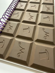 Sáng Tạo Thanh Sô Cô La Hình Xoắn Ốc Máy Tính Xách Tay 3D PU Bìa A5 Dễ Thương Kẹo Phong Cách Tạp Chí Cho Các Trường Học Văn Phòng Và Quà Tặng Sử Dụng - Product Image 4