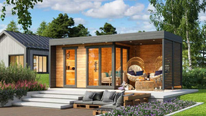 बगीचे के लिए आउटडोर होम छोटा लकड़ी का दूर अवरक्त सॉना - Product Image 4