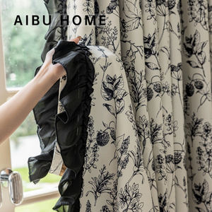 <span class=keywords><strong>Aibu</strong></span> ผ้าม่านลายต้นสนสไตล์เรียบง่าย, ผ้าม่านสไตล์ฝรั่งเศสสำหรับบ้านสิ่งทอสำหรับการพิมพ์ดิจิตอล - Product Image 6