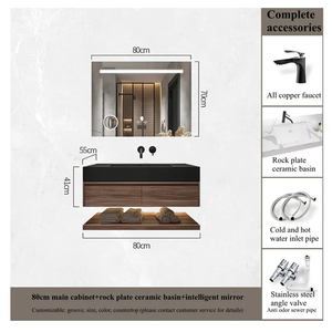 <span class=keywords><strong>Mobile</strong></span> <span class=keywords><strong>Bagno</strong></span> Moderno Personalizzato con LED, Resistente all'Acqua, Specchio da <span class=keywords><strong>Bagno</strong></span> Sospeso a Parete <span class=keywords><strong>per</strong></span> Appartamenti e Ville - Product Image 5
