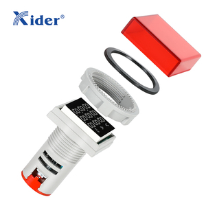 Quadrado 22MM LED Digital Display Painel Corrente e Tensão Medidor Indicador Luz AD22-22VAHZS - Product Image 5