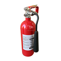 Extincteur à CO2 en aluminium de type nord/amérique du Sud, fourni par l'usine, 5LBS/10LBS/20LBS pour les écoles/bureaux/hôpitaux