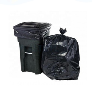 Sacs poubelles noirs de 55 gallons, sacs poubelles de 30 microns, emballage de cuisine, grands sacs poubelles noirs en PE pour compacteur - Product Image 3