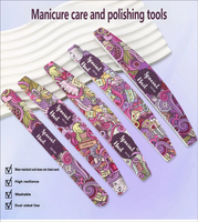 Limes à ongles double face en papier de verre grain 100/120/180/240, lime polissoir pour ongles, accessoires de manucure, outils de polissage en papier de verre
