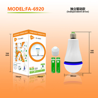 Iluminación nocturna Lámpara LED recargable Lámpara de linterna para acampar Faros LED 95 Batería de litio Sensor blanco Usb recargable 120lm
