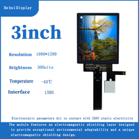 Pantalla Táctil OLED He hui MIPI de 2.95, 3, 4, 4.3, 4.97, 5, 5.44, 6.01, 6.39,  7Pulgadas, Baja Temperatura: -43 ℃   Pantalla