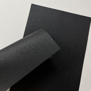 Popular Glossy Color Specialty Paper <b>A4</b> Size Greeting Cards Paper <b>Black</b> Yalian Texture Paper 120gsm - Product Image 1