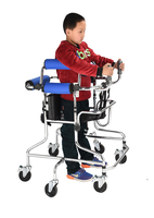 Déambulateur à roulettes pour enfants, pour l'entraînement des personnes handicapées souffrant de paralysie partielle des membres inférieurs, pour la conduite et la marche debout