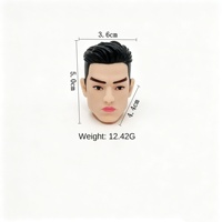 Tête de poupée personnalisable, modèle 11 pouces, corps vierge en plastique BJD, tête de poupée modèle féminin et masculin, accessoire de beauté