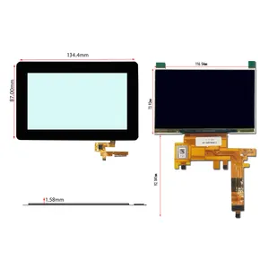 Manufacturer ODM Waterproof 5.7 inch G+F+F Multi-Touch CTP RTP Capacitive Touch Screen Panel Customization