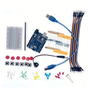 ชุดอุปกรณ์อิเล็กทรอนิกส์ DIY สำหรับ UNO R3 ชุดเริ่มต้นสำหรับการเรียนรู้การเขียนโปรแกรมวิศวกรรมอิเล็กทรอนิกส์และการเขียนโค้ด พร้อมแผงวงจร - Product Image 3
