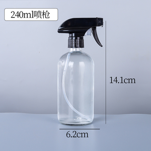 Botellas de vidrio redondas Boston transparentes 16oz 32oz con tapa de rosca para bebidas, jugo, <span class=keywords><strong>licor</strong></span> de Kombucha para serigrafía - Product Image 6