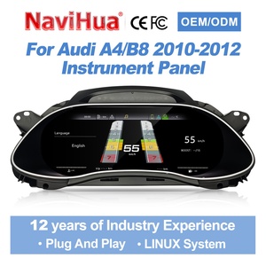 Navihua Car for Audi A4 2010-2012 Upgrade LCD Dashboard <b>Auto</b> Speedometer Digital Cluster Linux <b>System</b> Carplay Virtual Cockpit - Product Image 1