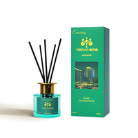 En gros Nouveau Design Désodorisant Fibre Parfumée Reed Diffuseur Bâton Avec Diffuseur Bouteille En Verre Reed Diffuseur