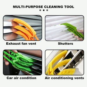 Brosse multifonctionnelle pour fentes de voiture, outil de nettoyage et de détaillage des aérations de voiture, brosse à poussière pour les zones difficiles d'accès - Product Image 3