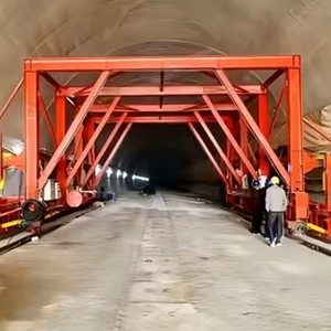 Chariot spécial en <span class=keywords><strong>acier</strong></span> industriel pour gouttières, pour tunnels de grande section et panneaux de coffrage - Product Image 3