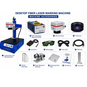 Machine de marquage laser à fibre industrielle 20W 30W 50W pour la gravure sur métal, le marquage de logos, de codes QR et de numéros de série - Product Image 3