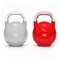 Haltères de musculation personnalisés avec logo, kettlebells en acier galvanisé, kettlebells de compétition en fonte