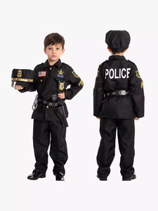 Costume de cosplay pour enfants en polyester, pompier/avocat/médecin/infirmière/ingénieur - Product Image 4