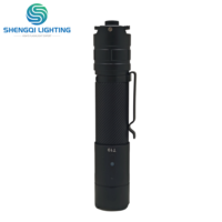 Lampe torche tactique LED industrielle portable en gros 1200LM 310M IP67 étanche à focalisation réglable 2600mAh rechargeable personnalisable