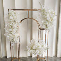 Bola de Rosas Artificiales para Exhibiciones en Centros Comerciales, Escaparates, Fotografía de Bodas, Fondo de Pared, Decoración de Hoteles y Mesas de Cumpleaños