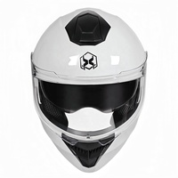 Casques de Moto Modulaires ABS avec Feux Arrière LED pour Adultes, Casques Relevables de Sécurité, Accessoires pour Motos et Motards