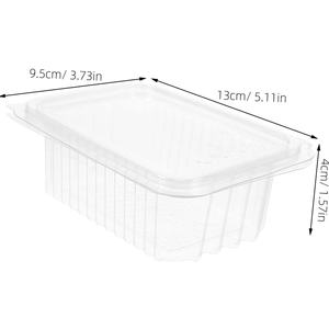 Bandeja de Almacenamiento de Alimentos de Plástico PP Ecológica para Empacar Frutas, Carne y Verduras - Product Image 2