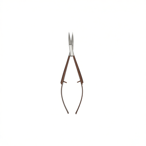Nouvelles ciseaux à sourcils incurvés en acier inoxydable pour gaucher, à ressort, pour manucure et broderie, Offre exceptionnelle, Micro, Meilleure vente - Product Image 1