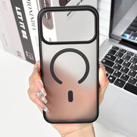 Coque de téléphone magnétique 2-en-1 givrée pour iPhone 8 11 12 13 14 15 16 17 18 Pro Max – Plusieurs couleurs disponibles