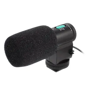 Microfone de vídeo GO Microfone Super Cardióide para câmera leve