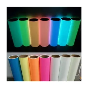 Chất Lượng Cao PET Phát Quang Tấm Vinyl Phim Tường Giấy Acrylic Glow In The Dark Luminous Tự Dính Cuộn Sticker