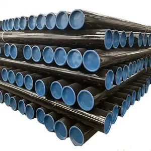 Tube de gazole API X42 Mme tuyau rond à faible teneur en carbone fer noir utilisé pour les tuyaux en acier sans soudure de pipeline de pétrole