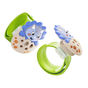 Braccialetto Personalizzato con Design Dinosauro per Oli Essenziali, Supporto 360° °   Braccialetto Antizanzare Rotante a Cartoni Animati per Bambini - Estivo - Product Image 2
