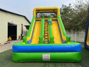 Structure gonflable commerciale combinée toboggan aquatique et château rebondissant, matériel de <span class=keywords><strong>location</strong></span> en gros - Product Image 2