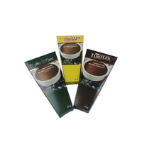 Boîte à chocolat de luxe, fabricant en gros, emballage cadeau en papier blanc personnalisé, boîte à chocolat avec Logo de timbre d'or