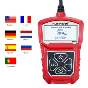 Hot bán xe máy quét konnwei kw309 OBD2 công cụ chẩn đoán cho phổ 12V diesel và xăng xe động cơ mã đọc - Product Image 3