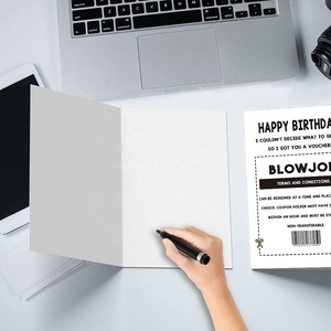 Carte de vœux d'anniversaire drôle et coquine, carte-cadeau humoristique et impertinent pour adulte avec enveloppe - Product Image 3