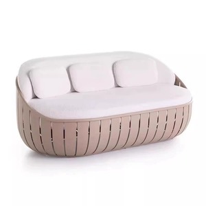 Ensemble <span class=keywords><strong>de</strong></span> canapé <span class=keywords><strong>de</strong></span> <span class=keywords><strong>jardin</strong></span> en <span class=keywords><strong>aluminium</strong></span> moderne et confortable, meubles d'extérieur sur mesure en gros - Product Image 3