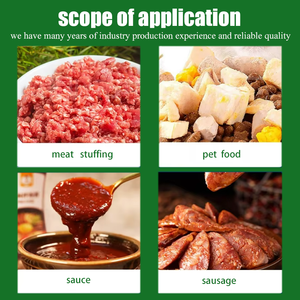 Chất lượng cao nặng nhiệm vụ Thương mại mái chèo loại chân không thịt máy xay sinh tố mới sản xuất Xúc Xích máy trộn thịt nhồi tính năng - Product Image 4