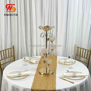 SMOOTH Modern Gold Metal <b>Display</b> Plinth <b>Flower</b> Stand Wedding Table Decoration Centerpiece Party Event <b>Flower</b> Table Stand - Product Image 2