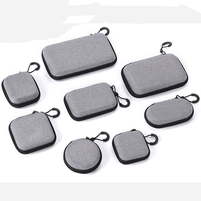 Customized Hard Shell EVA Case for Digital Electronics Universal Travel Gear Organizer Shock Absorption Durable Zipper Pouch