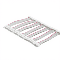 Conector de terminal de cable plano PH/PHB, espaciado de 2.0mm, cabezal simple/doble, cableado paralelo, arnés de cableado en fila rojo, blanco, gris, PVC puro